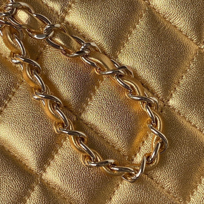 Chanel Star Handbag Gold AS4579