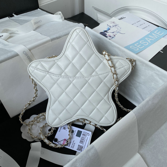 Chanel Star Handbag White AS4579