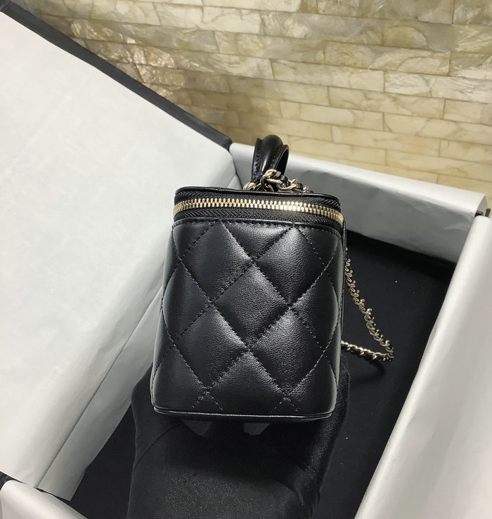 Chanel Vanity Case with Chain Black AP2199