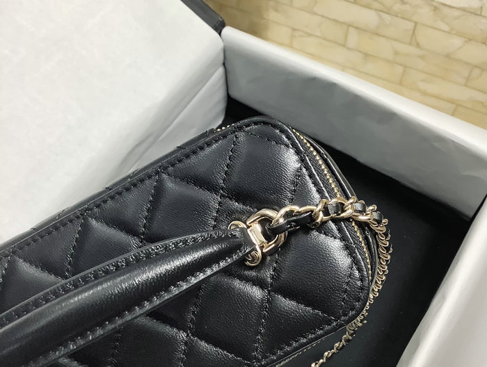 Chanel Vanity Case with Chain Black AP2199