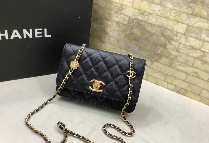 Chanel Wallet On Chain Black AP3580