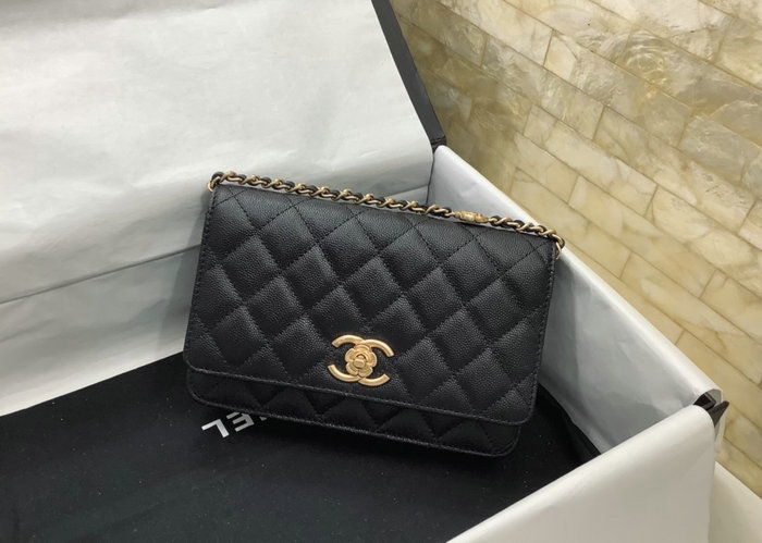 Chanel Wallet On Chain Black AP3580