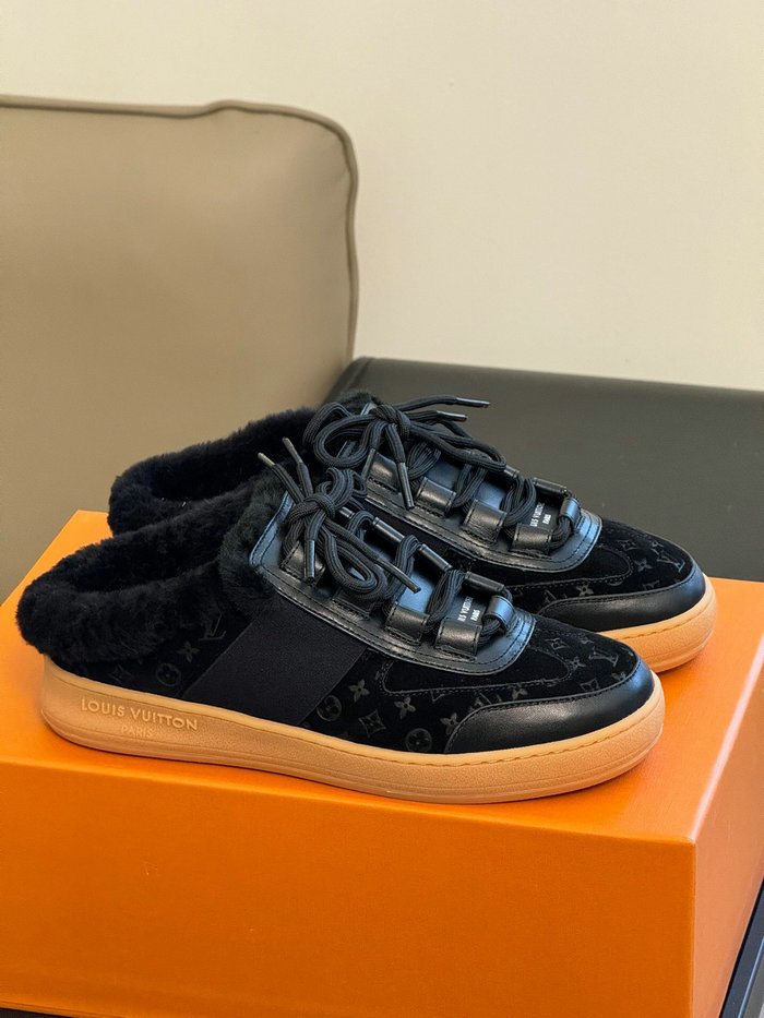 Louis Vuitton Shearling Sneakers SHL111701