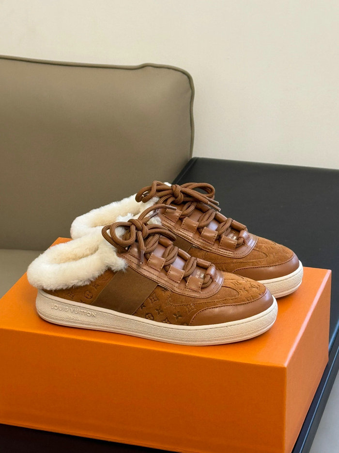 Louis Vuitton Shearling Sneakers SHL111703