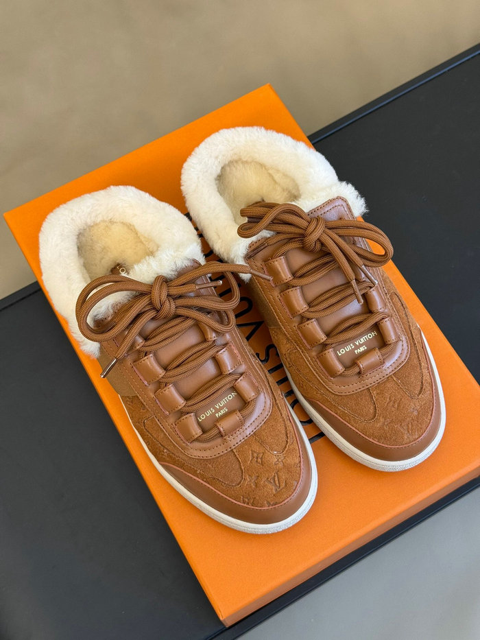 Louis Vuitton Shearling Sneakers SHL111703