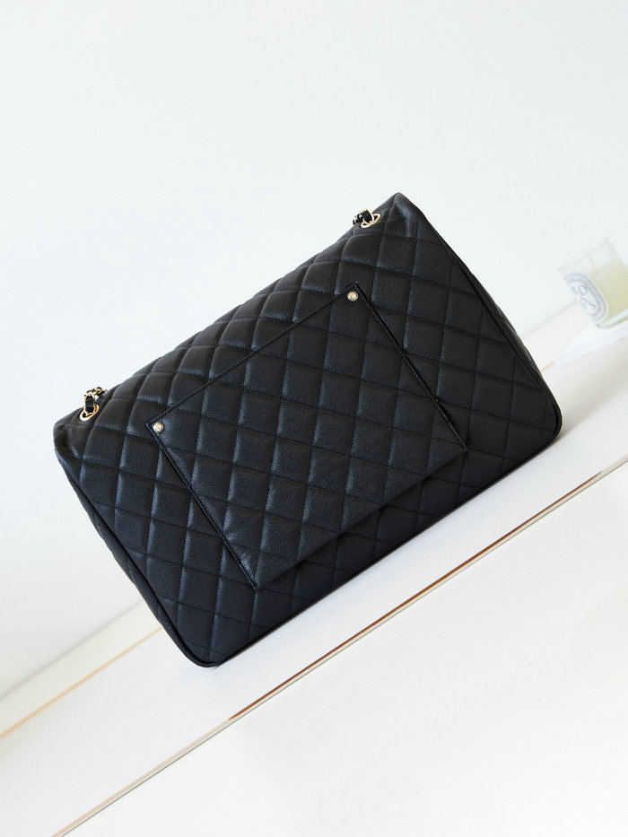 Chanel Airline Flap Bag Black A3827