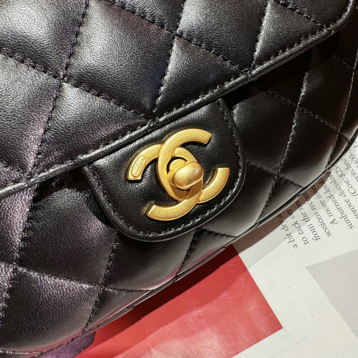 Chanel Bag With Top Handle Black AS4569