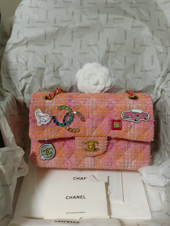 Chanel Flap Bag Pink A2423