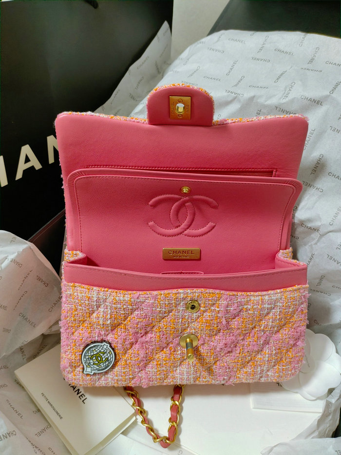 Chanel Flap Bag Pink A2423