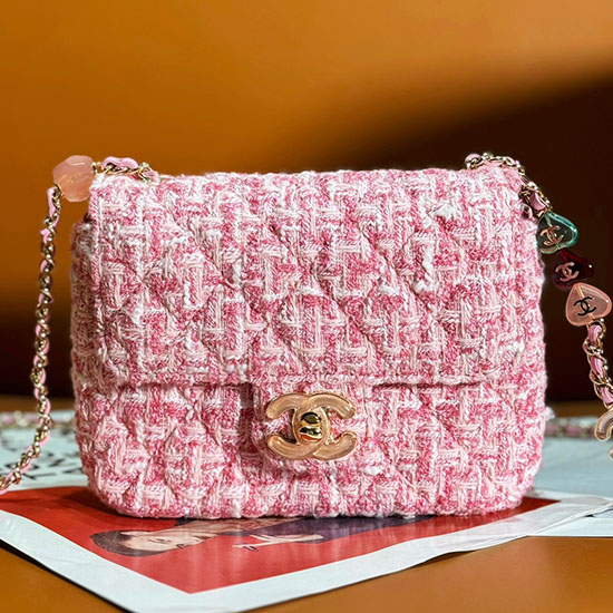 Chanel Mini Flap Bag Pink AS3782