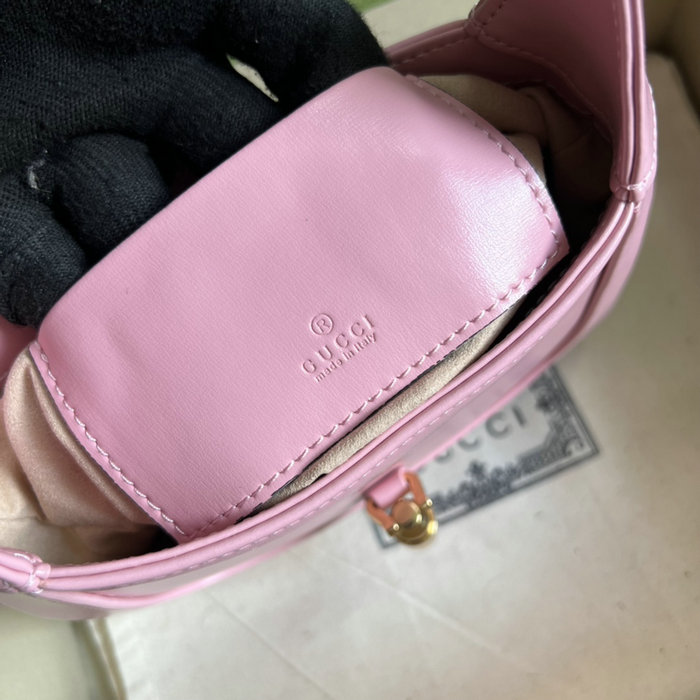 Gucci Jackie 1961 Mini Shoulder Bag Pink 637091