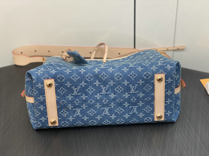 Louis Vuitton Denim Blue CarryAll MM M46855