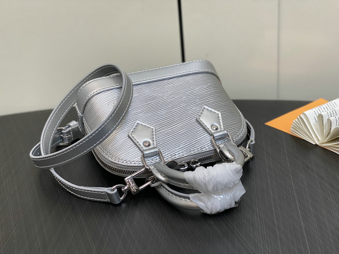 Louis Vuitton Nano Alma Silver M82682