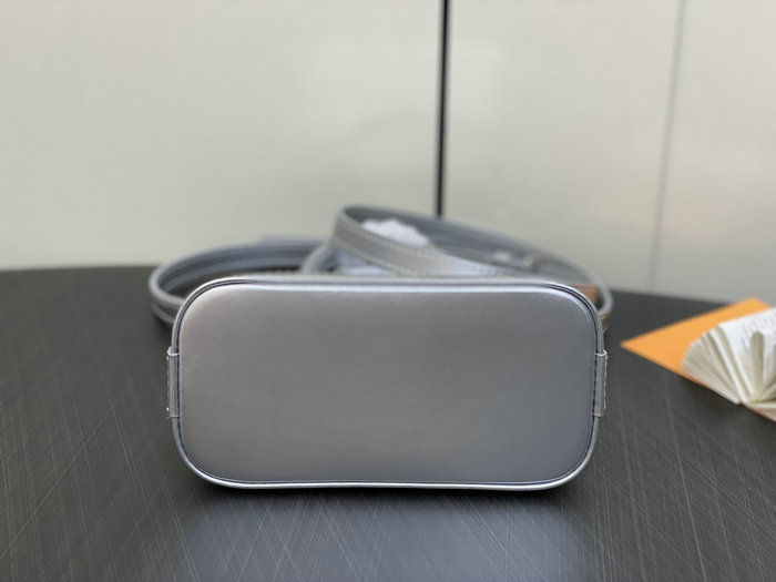 Louis Vuitton Nano Alma Silver M82682