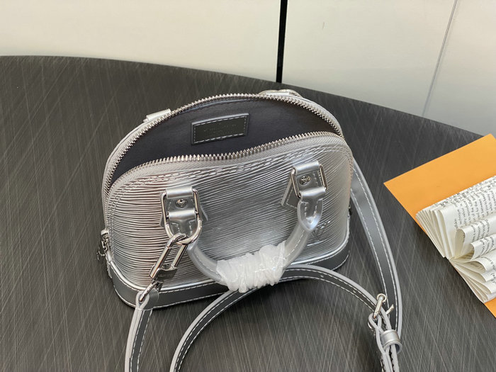 Louis Vuitton Nano Alma Silver M82682