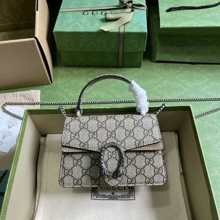 Gucci Dionysus Mini Top Handle Bag Beige 752029