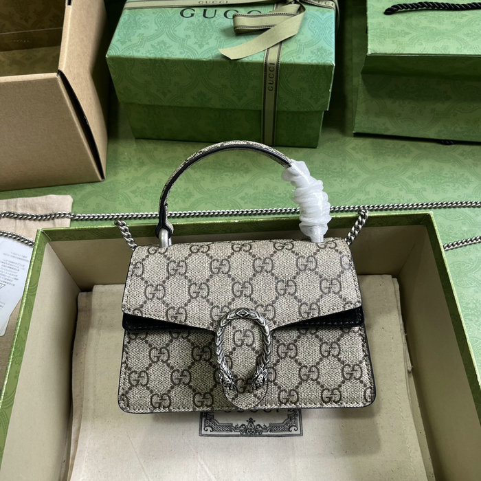 Gucci Dionysus Mini Top Handle Bag Black 752029