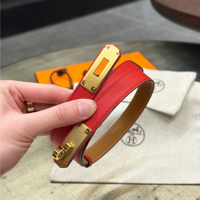 Hermes Belt Red HB031501