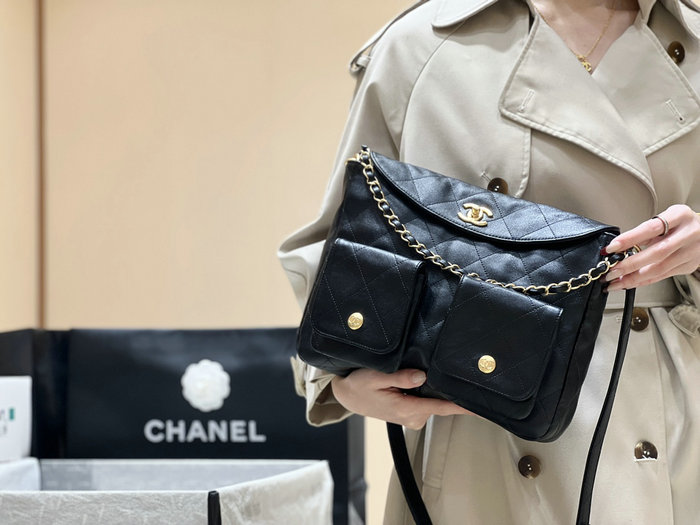 Chanel Large Hobo Bag Black AS4668