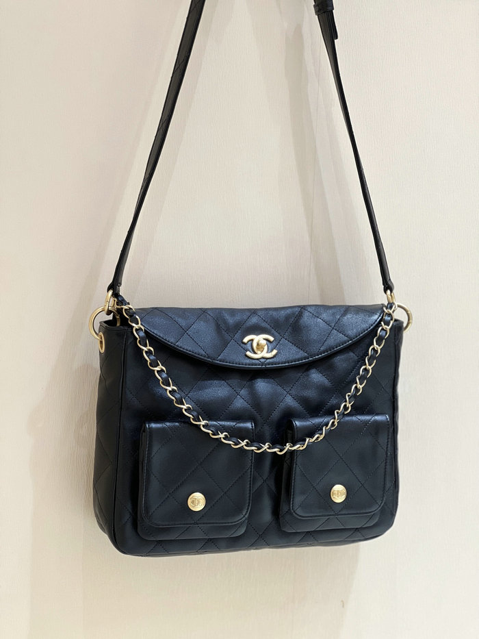 Chanel Large Hobo Bag Black AS4668