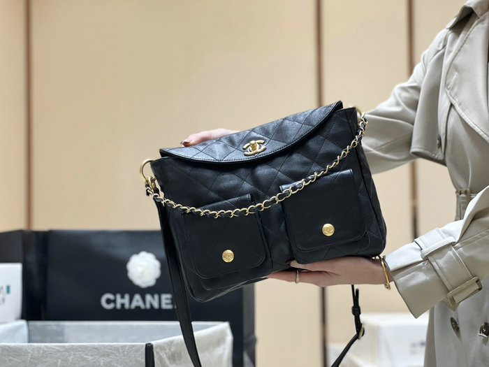 Chanel Large Hobo Bag Black AS4668