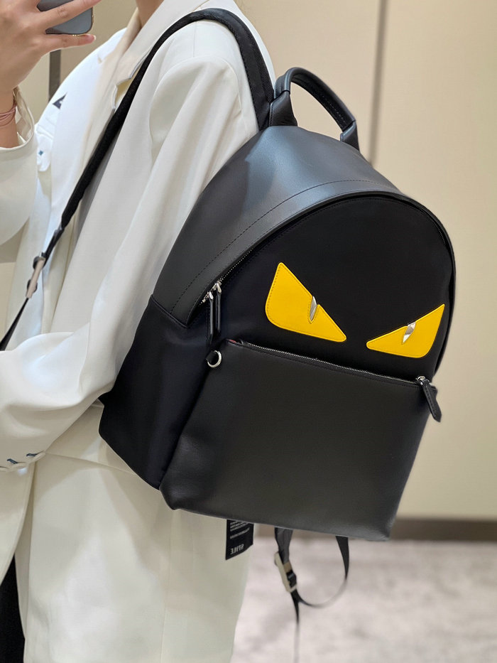 Fendi Black Monster Backpack F2315