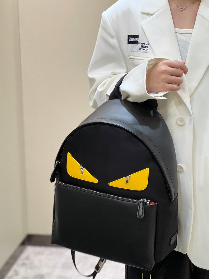 Fendi Black Monster Backpack F2315