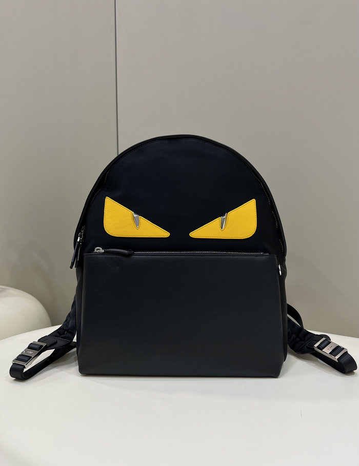 Fendi Black Monster Backpack F2315