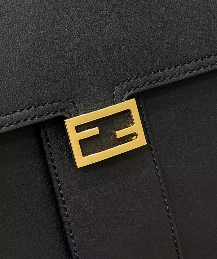 Fendi Peekaboo Iseeu Medium Bag Black F8596