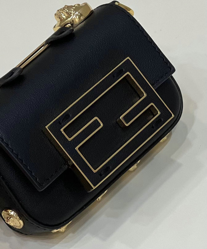 Fendi Versace Fendace Nano Baguette Black F8567