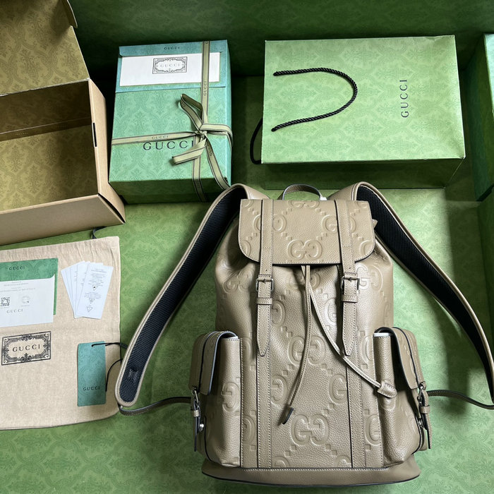 Gucci Jumbo GG Backpack Green 625770