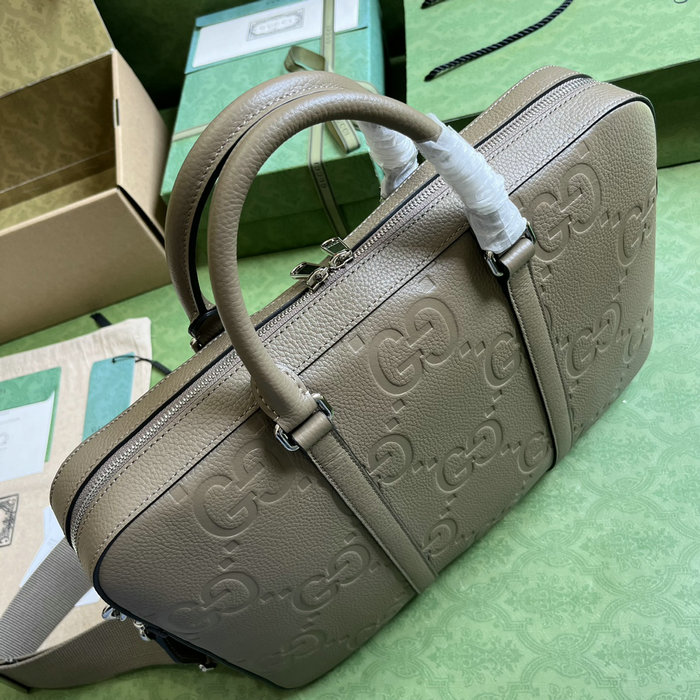 Gucci Jumbo GG Briefcase Green 658573