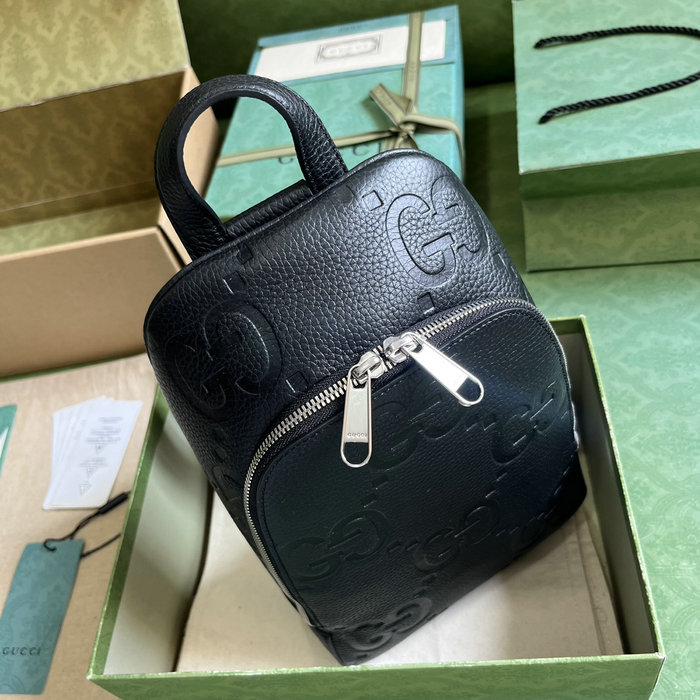 Gucci Jumbo GG Crossbody Bag Black 766937