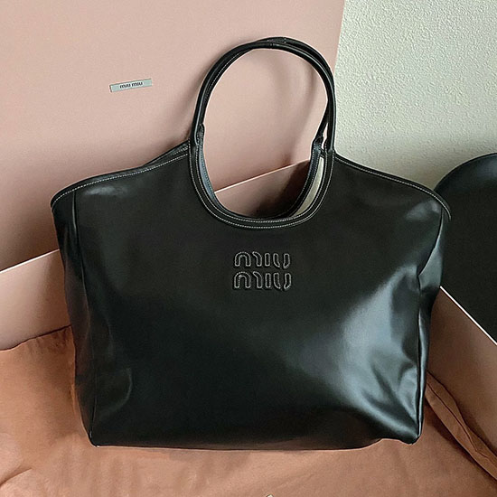 Large Miu Miu Tote Black FL0120