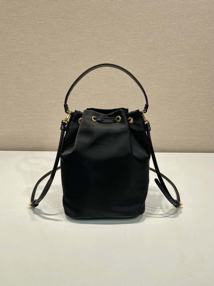 Prada Duet Re-Nylon and brushed bucket bag 1BH038