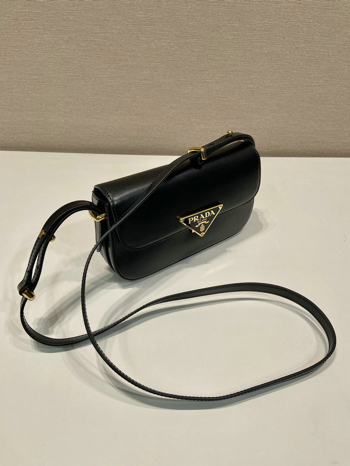 Prada Leather shoulder bag Black 1BD339