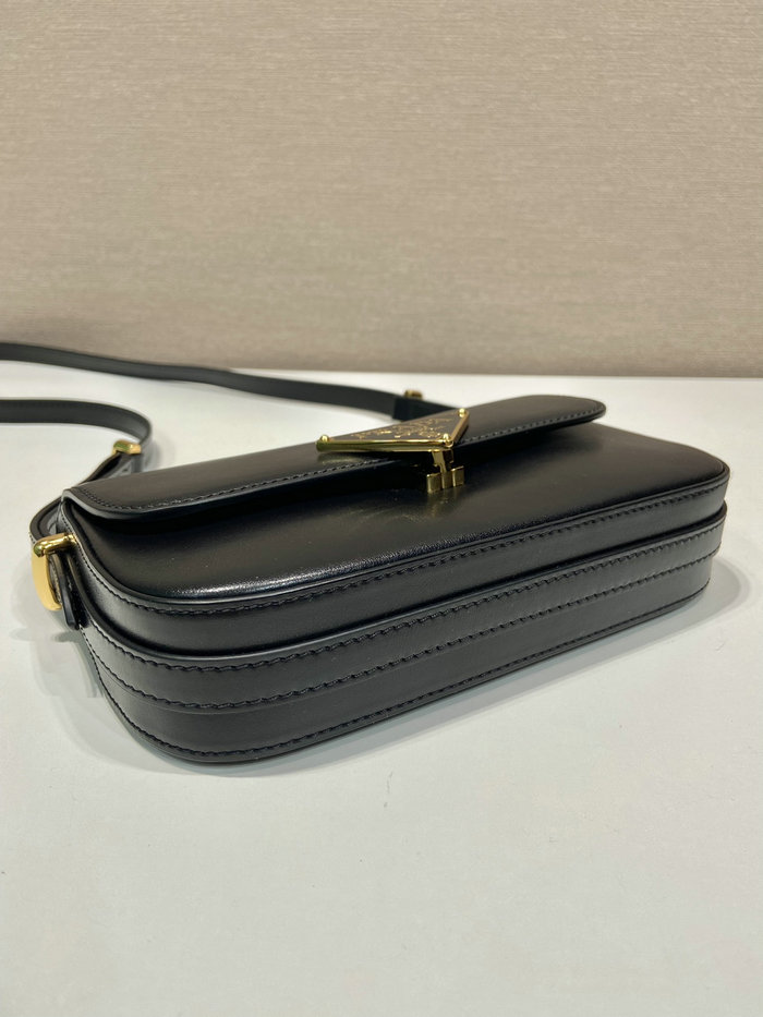 Prada Leather shoulder bag Black 1BD339