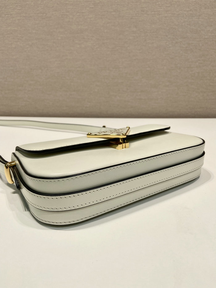 Prada Leather shoulder bag White 1BD339