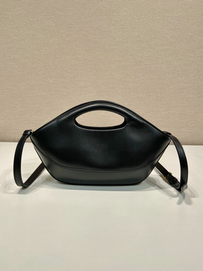 Prada Medium leather handbag Black 1BA421