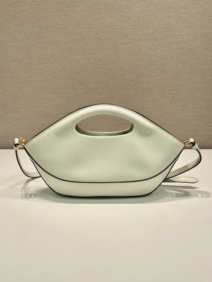 Prada Medium leather handbag White 1BA421