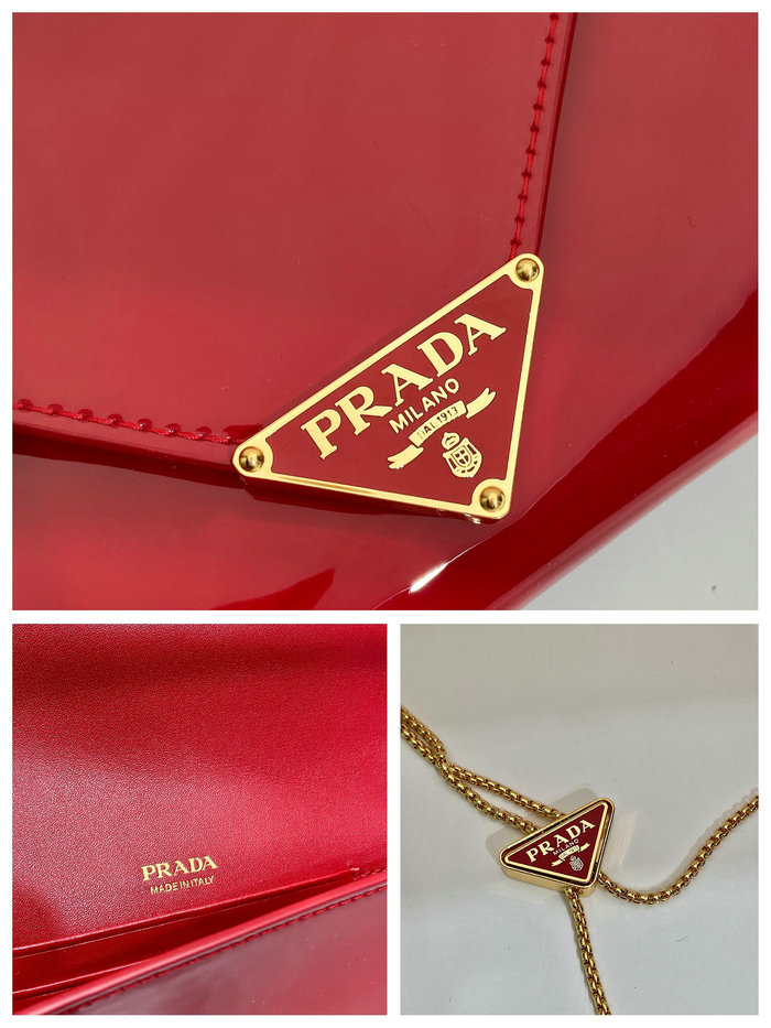 Prada Patent leather mini-bag Red 1BP051