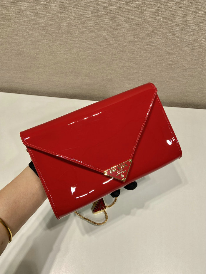 Prada Patent leather mini-bag Red 1BP051