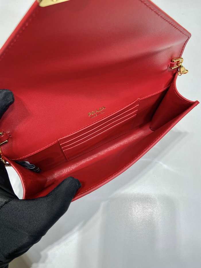 Prada Patent leather mini-bag Red 1BP051