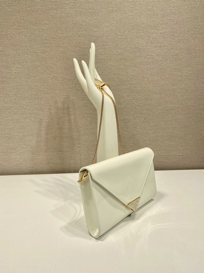 Prada Patent leather mini-bag White 1BP051