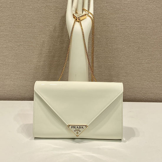 Prada Patent leather mini-bag White 1BP051