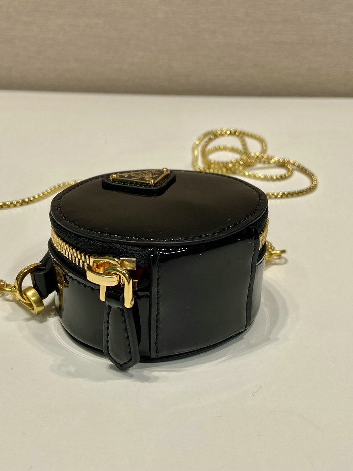 Prada Patent leather mini-pouch Black 1NR023