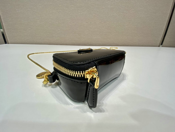 Prada Patent leather mini-pouch Black 1NR025