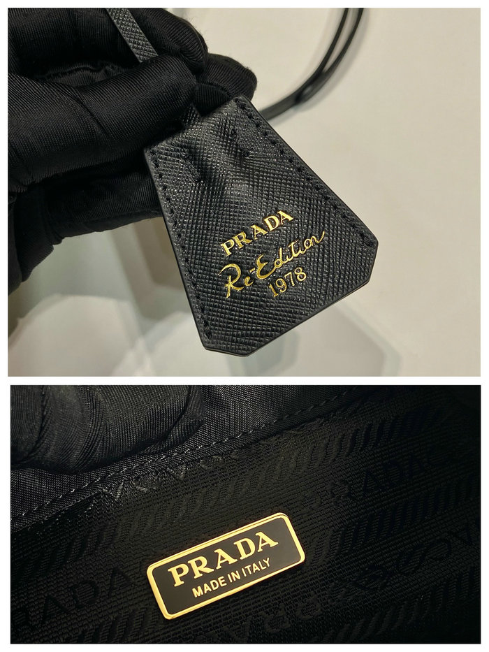 Prada Re-Edition 1978 Re-Nylon mini-bag Black 1BE067