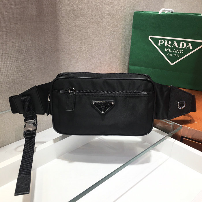 Prada Re-Nylon and Saffiano leather belt bag 2VL977