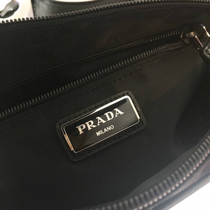 Prada Re-Nylon and Saffiano leather belt bag 2VL977